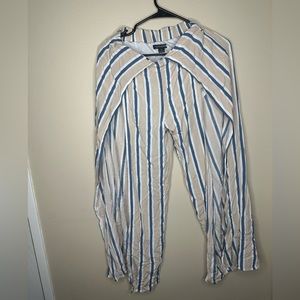 Hers & Mine Split leg pants, Striped